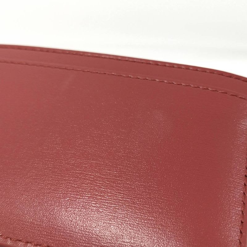 Celine Card Case Triomphe Leather Pink — view 9