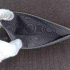 Prada Round Zipper Long Wallet Leather Brown 2 Ml220 — view 8