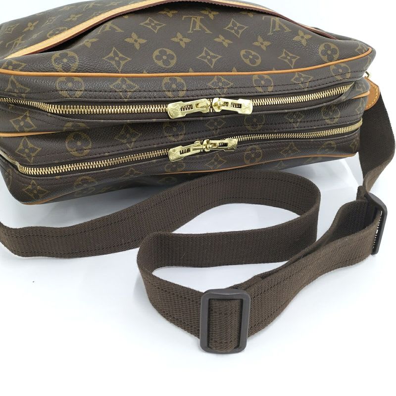 Louis Vuitton Reporter GM Shoulder Bag Monogram — view 8