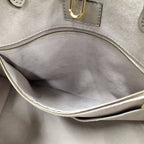 Louis Vuitton On The Go MM 2-Way Handbag Bicolor Monogram Empreinte Tourterelle