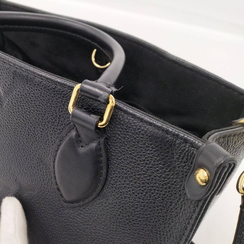 Louis Vuitton On The Go PM 2-Way Shoulder Handbag Monogram Empreinte — view 8