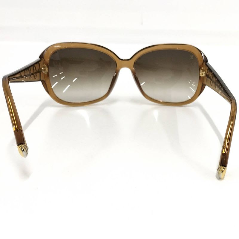 Louis Vuitton Sunglasses Logo Temple 5915 140 Cell Frame Brown Z0460 — view 7