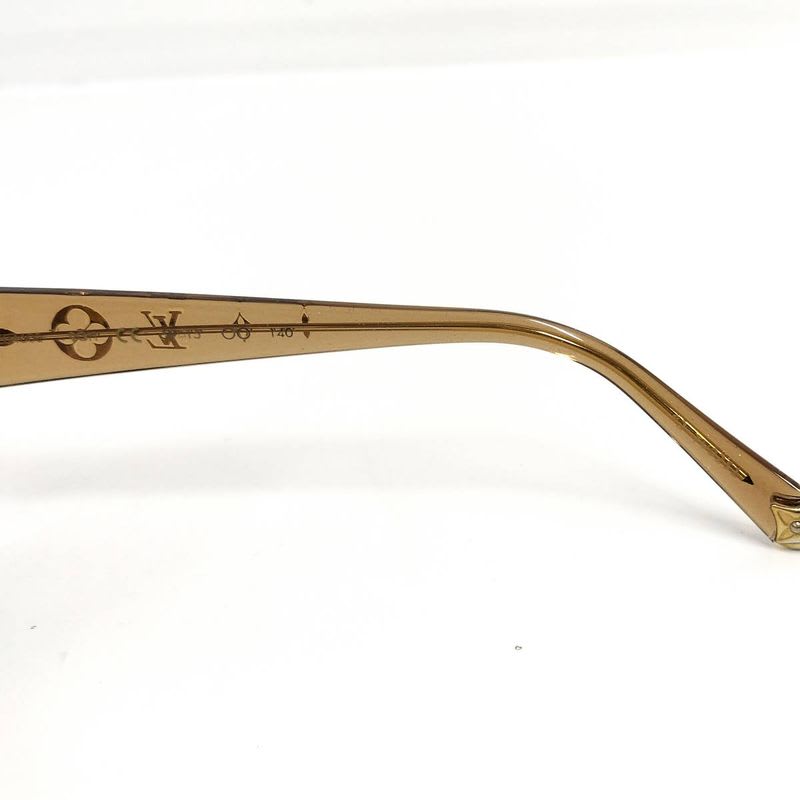 Louis Vuitton Sunglasses Logo Temple 5915 140 Cell Frame Brown Z0460 — view 4