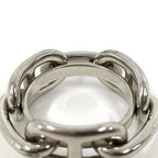 Hermes Chaine D'ancre Scarf Ring Plated Silver — view 5