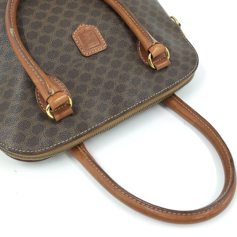 Celine Handbag Macadam Leather Brown — view 6