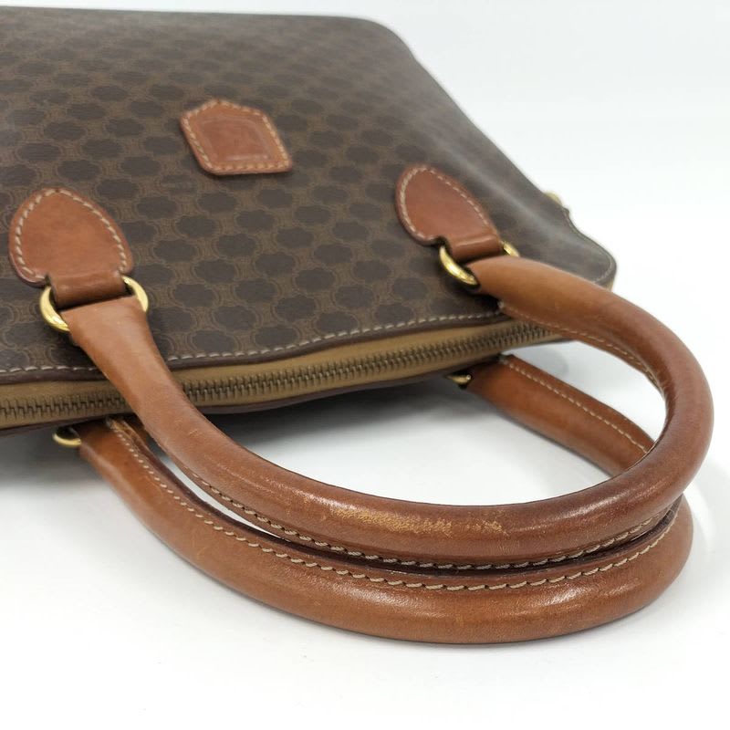 Celine Handbag Macadam Leather Brown — view 5