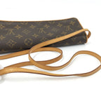 Louis Vuitton Pochette Twin GM Shoulder Bag Monogram Brown — view 5