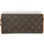 Louis Vuitton Pochette Twin GM Shoulder Bag Monogram Brown — view 3