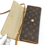 Louis Vuitton Pochette Twin GM Shoulder Bag Monogram Brown — view 8