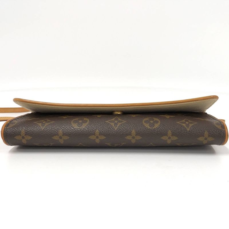Louis Vuitton Pochette Twin GM Shoulder Bag Monogram Brown — view 7