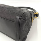 Gucci Guccissima Scarlet Shoulder Bag Leather Black — view 5