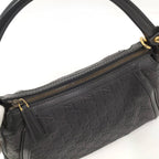 Gucci Guccissima Scarlet Shoulder Bag Leather Black — view 9