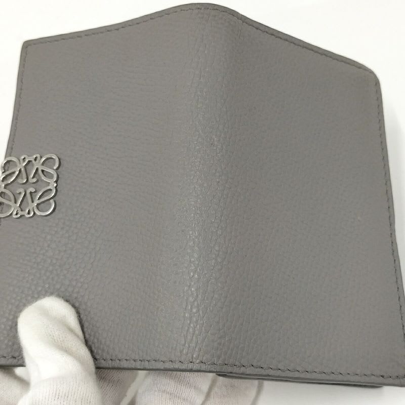Loewe Business Card Holder Anagram Case Leather Gray C821 M97 X03 — view 8