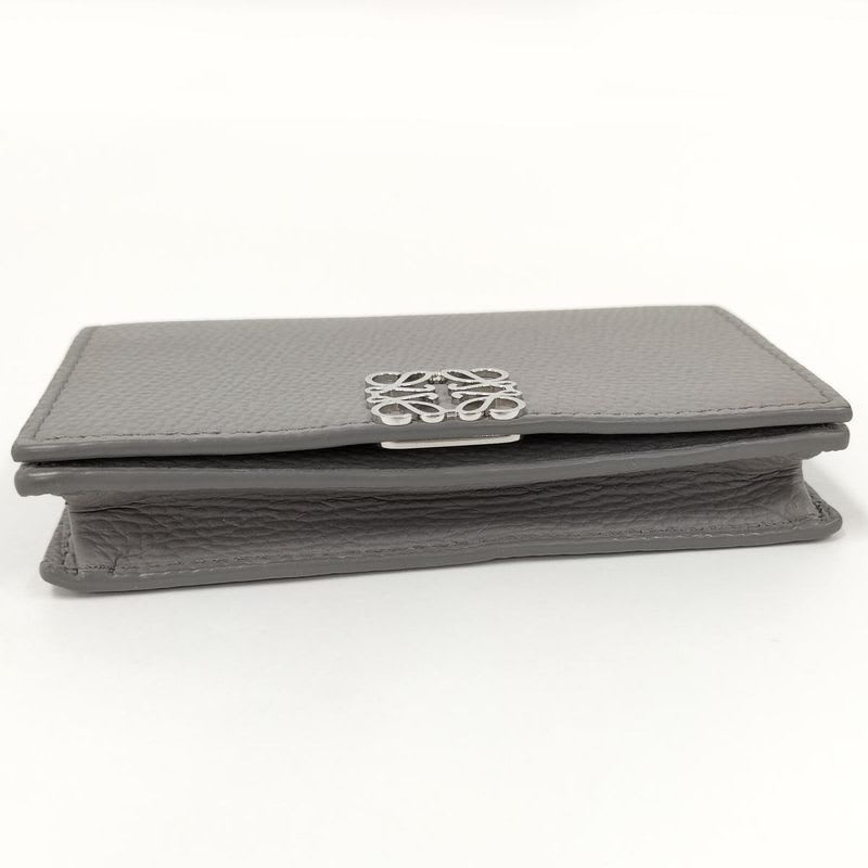 Loewe Business Card Holder Anagram Case Leather Gray C821 M97 X03 — view 6