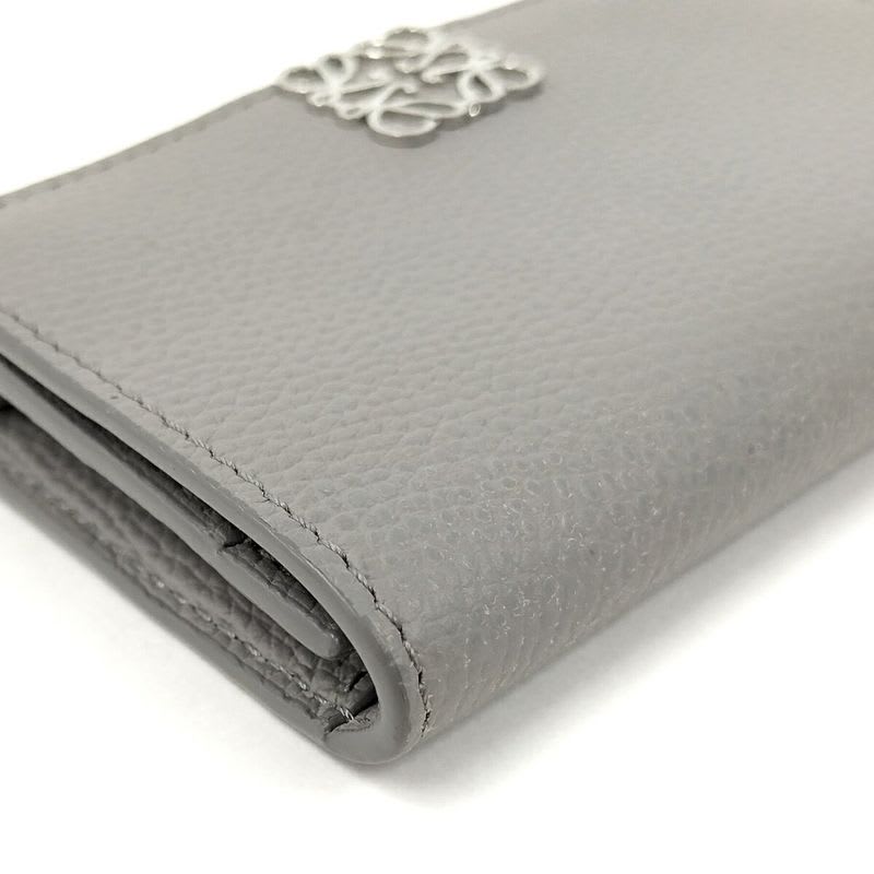 Loewe Business Card Holder Anagram Case Leather Gray C821 M97 X03 — view 5