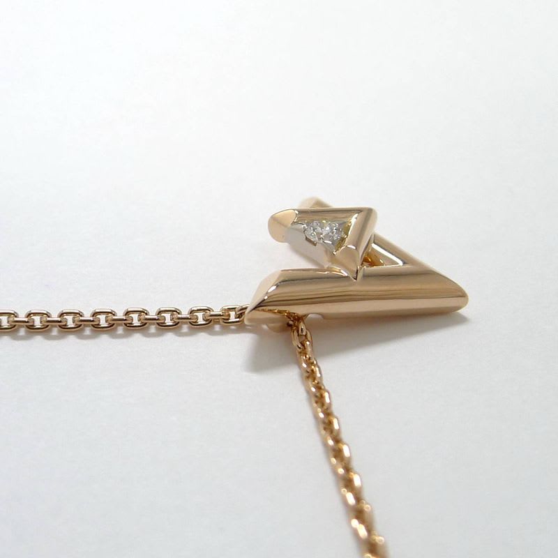 Louis Vuitton Necklace Pendentif Volt One PM 750 PG 18K Pink — view 5
