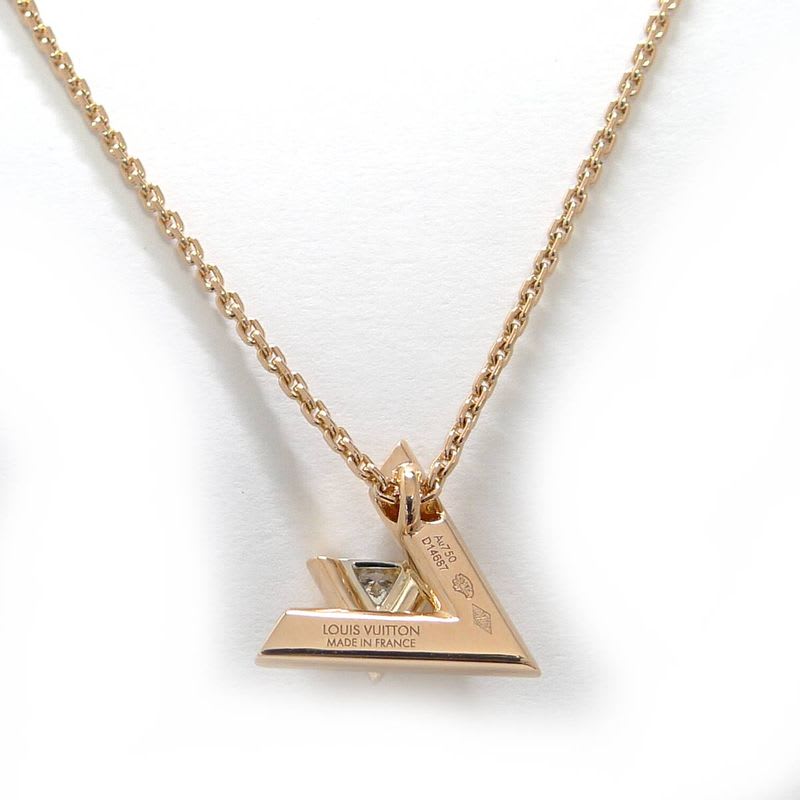 Louis Vuitton Necklace Pendentif Volt One PM 750 PG 18K Pink — view 3