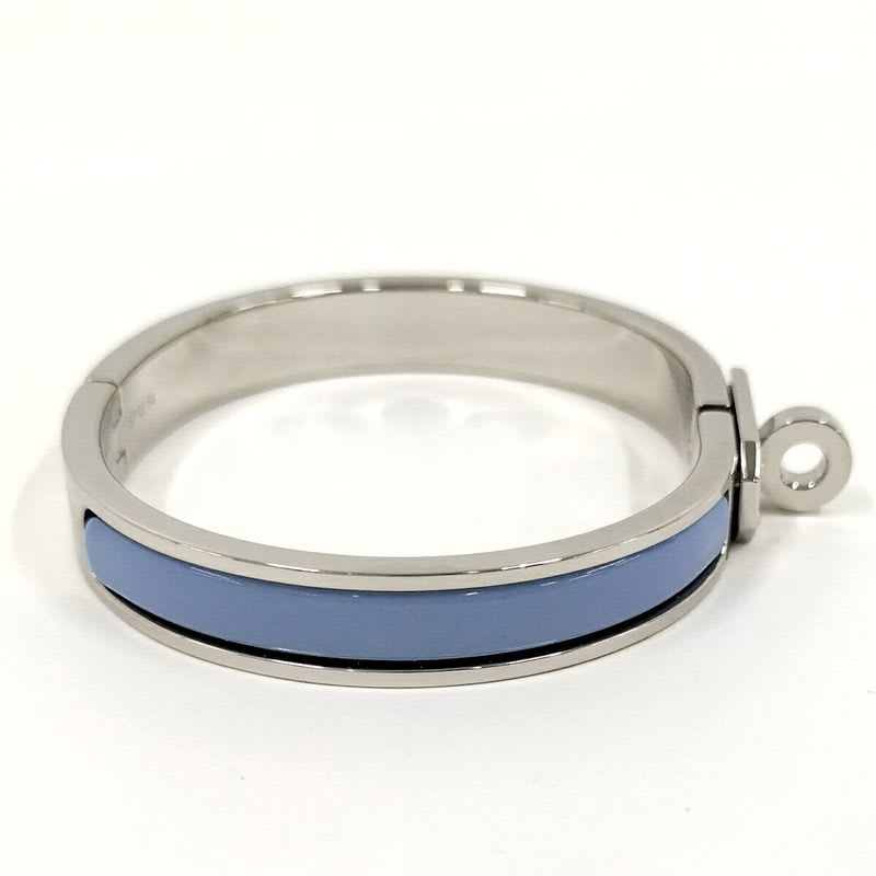 Hermes Mini Click Kelly Bangle Plated Silver — view 5