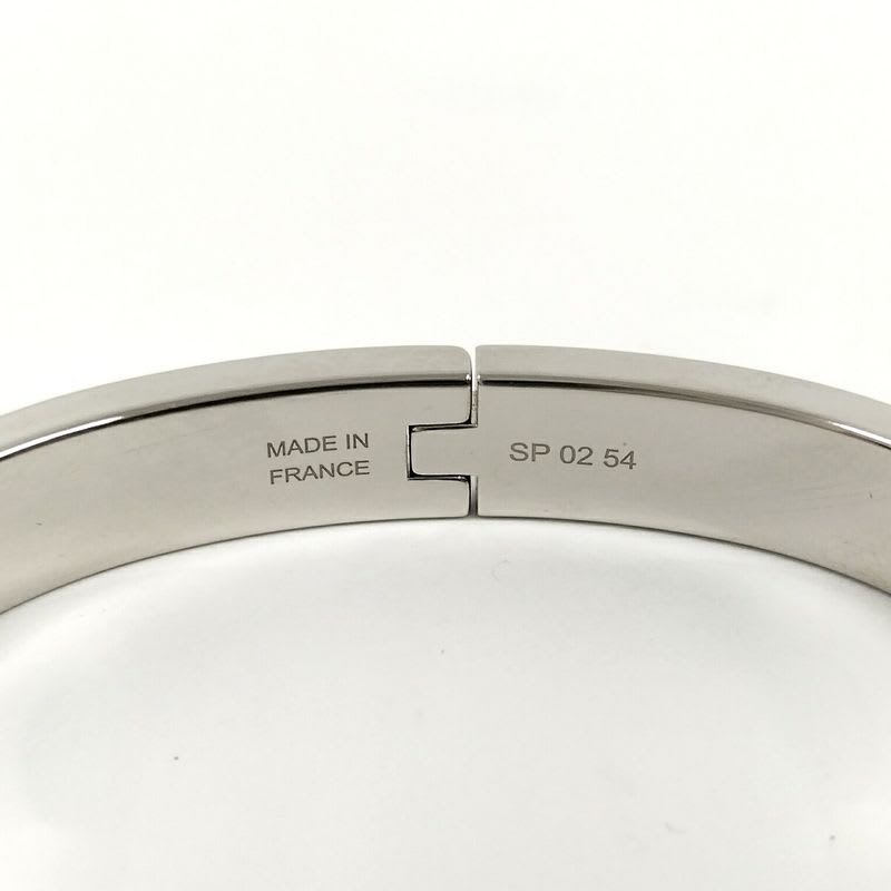 Hermes Mini Click Kelly Bangle Plated Silver — view 8