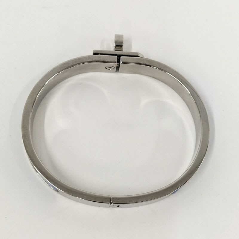 Hermes Mini Click Kelly Bangle Plated Silver — view 4