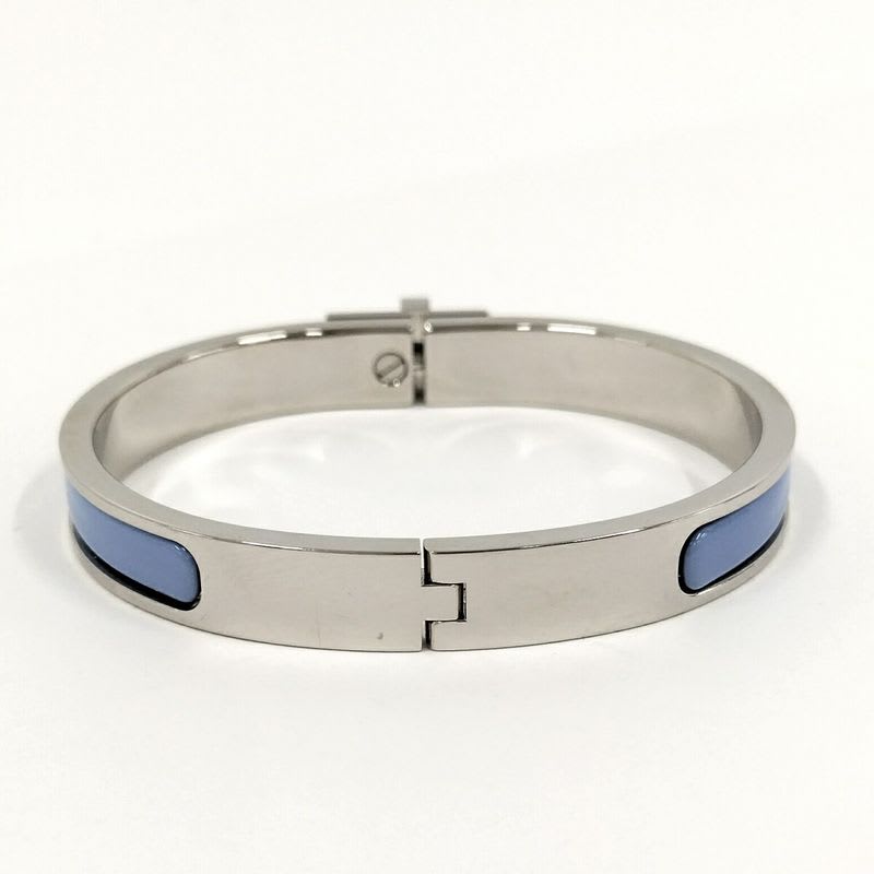 Hermes Mini Click Kelly Bangle Plated Silver — view 3
