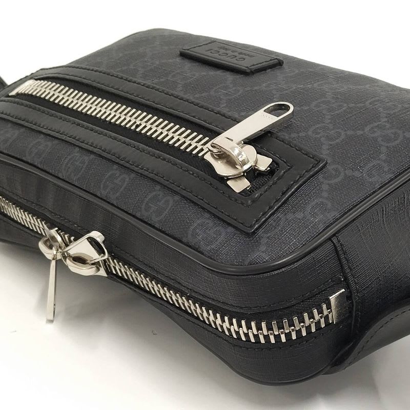 Gucci Body Bag GG Supreme Leather Black — view 4