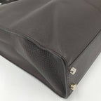 Fendi Peekaboo Egg 2-Way Shoulder Bag Leather Brown 7 Va447