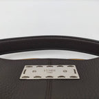 Fendi Peekaboo Egg 2-Way Shoulder Bag Leather Brown 7 Va447