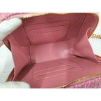 Chanel 2-Way Bag Top Handle Chain Pink Tweed — view 9