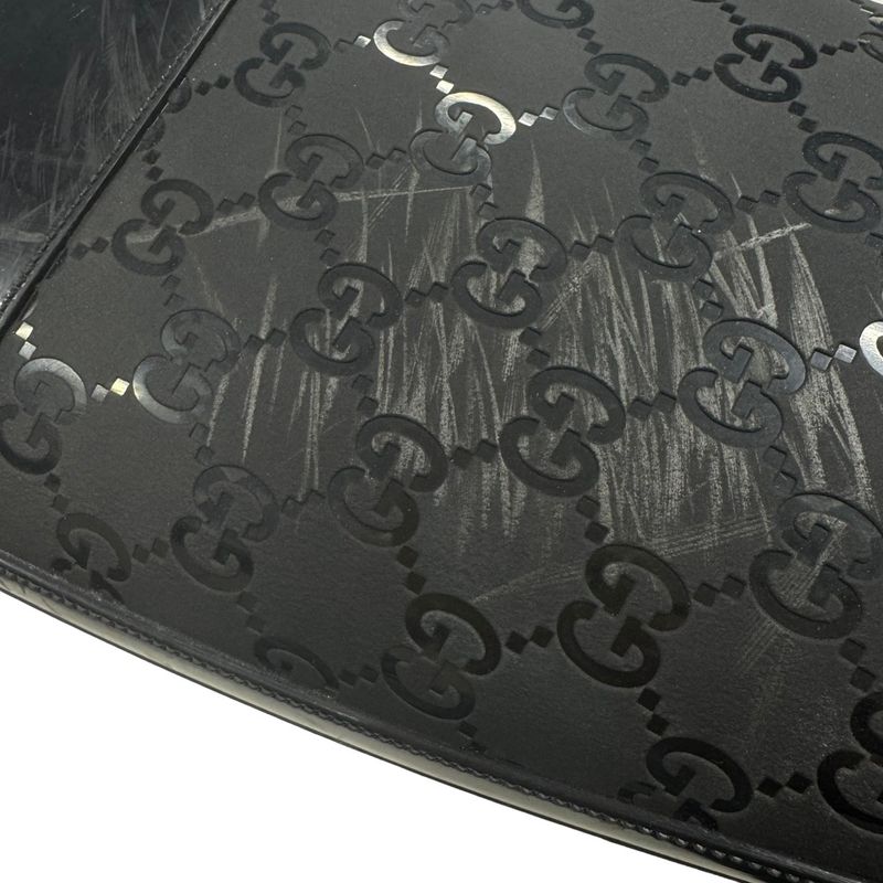 Gucci GG Signature Rain Boots Black 36 — view 8