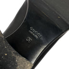 Gucci Interlocking Gleather Long Boots Black 36 — view 6