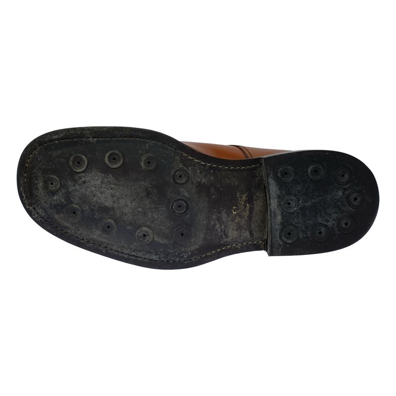 Prada Leather Loafer Shoes Brown — view 4