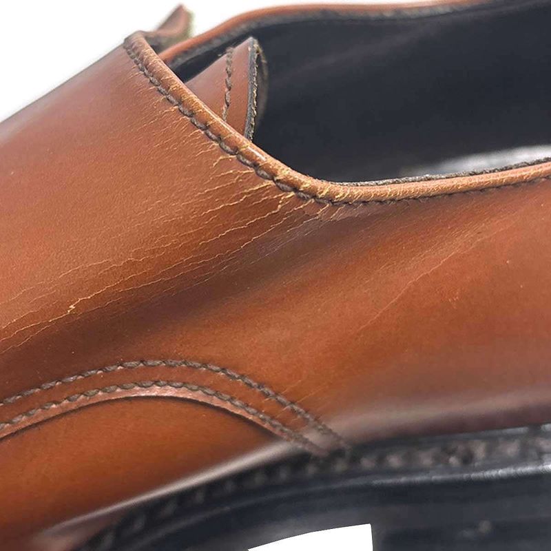 Prada Leather Loafer Shoes Brown — view 7
