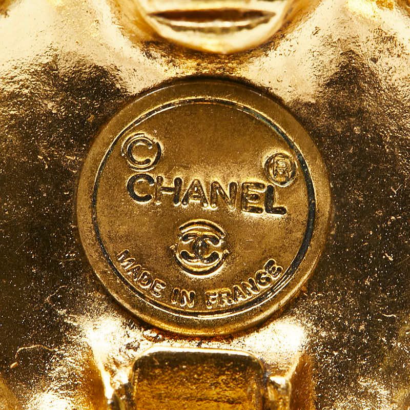 Chanel Vintage Coco Mark Gold Plated — view 6