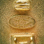 Chanel Vintage Coco Mark Gold Plated — view 6