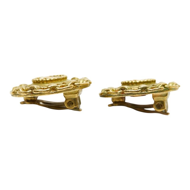 Chanel Vintage Coco Mark Gold Plated — view 5