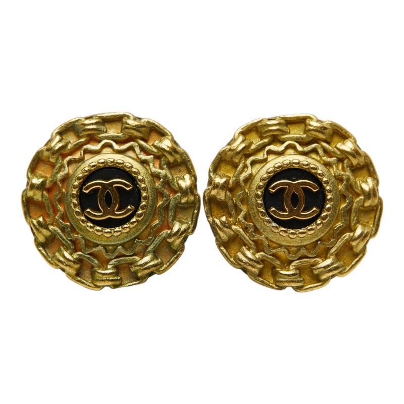 Chanel Vintage Coco Mark Gold Plated — view 3
