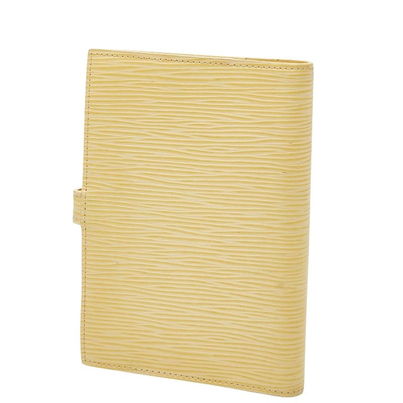 Louis Vuitton Epi Agenda PM R2009 a Vanille Yellow Leather — view 3