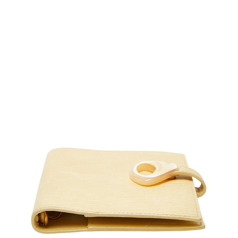 Louis Vuitton Epi Agenda PM R2009 a Vanille Yellow Leather — view 4