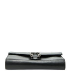 Gucci Dionysus Crossbody Chain Shoulder Bag Wallet Black Leather