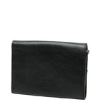 Gucci Dionysus Crossbody Chain Shoulder Bag Wallet Black Leather