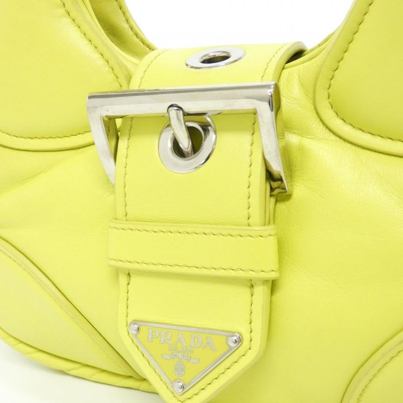 Prada 1 Ba381 Nappa Yellow Bag — view 5