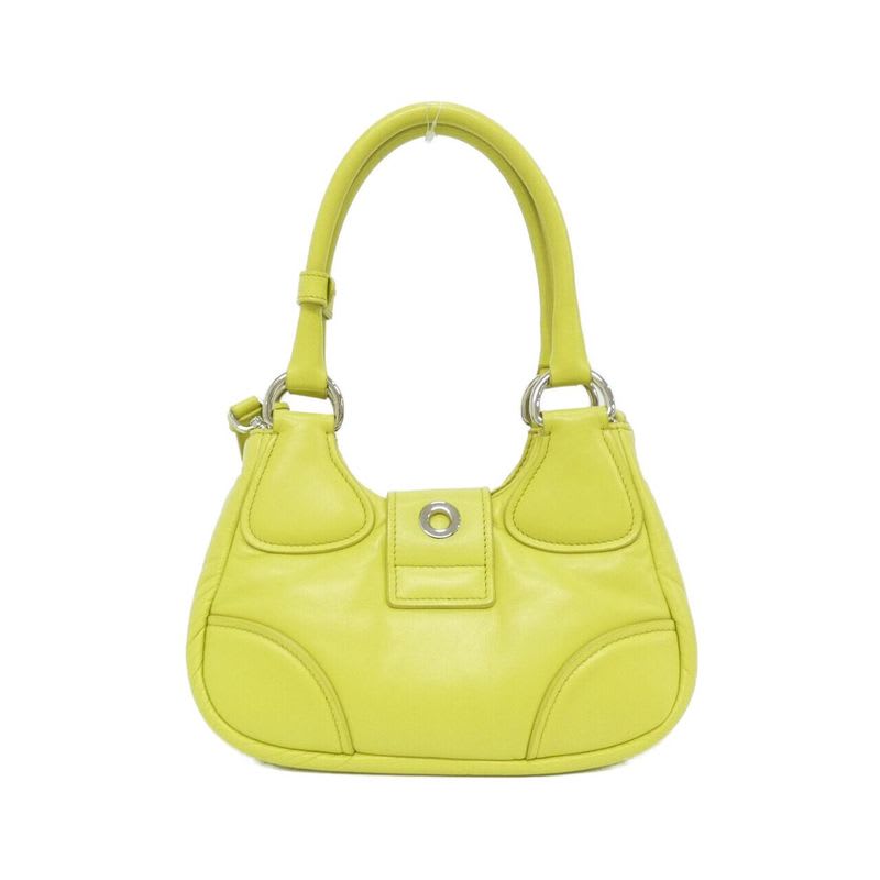 Prada 1 Ba381 Nappa Yellow Bag — view 3
