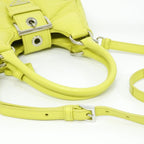 Prada 1 Ba381 Nappa Yellow Bag — view 9