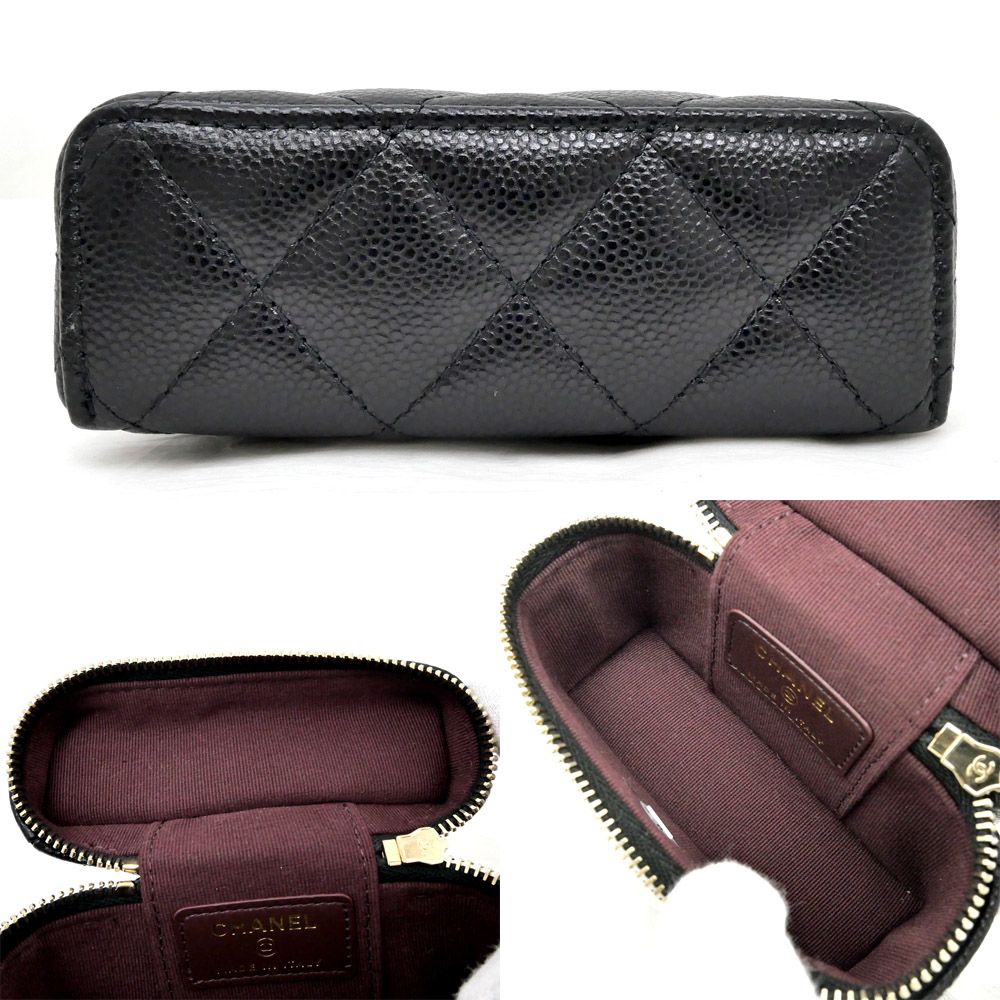 Chanel Bag Charm Classic Mini Quilted Ap4897 Random BK GD Grain — view 5