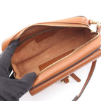 Dior Double Saddle Pouch Brown Leather — view 4