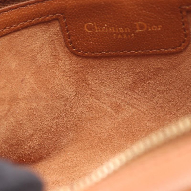 Dior Double Saddle Pouch Brown Leather — view 7