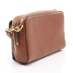 Dior Double Saddle Pouch Brown Leather — view 3