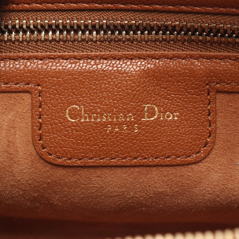 Dior Double Saddle Pouch Brown Leather — view 6