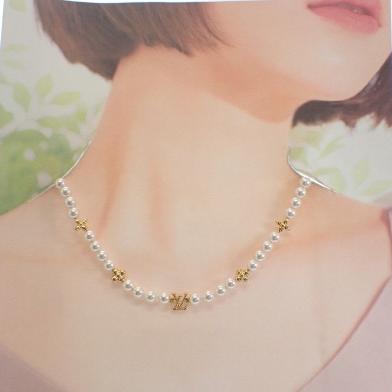 Louis Vuitton My Pearl Necklace GP Gold — view 8
